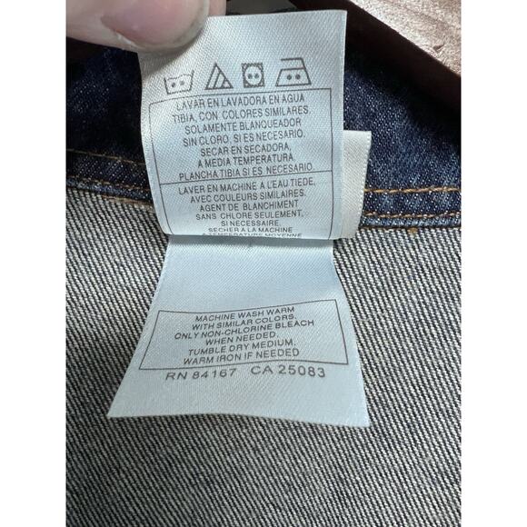 Vintage Disney Store Mickey Mouse Y2K 2000 Jean Jacket Mens Small Oversized - Picture 6 of 12